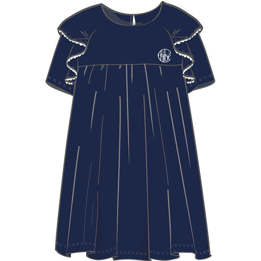 ROBE MANCHES COURTES