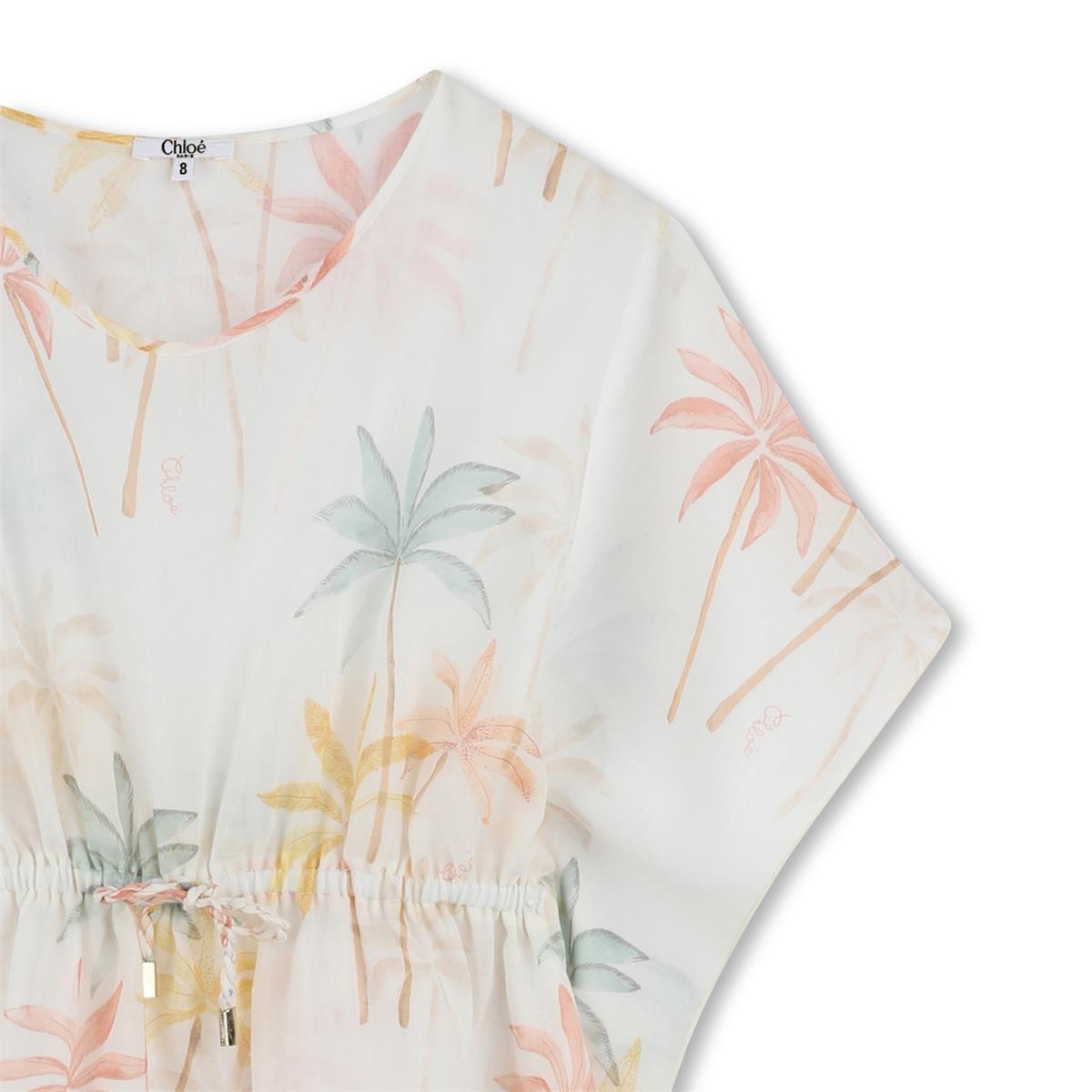 ROBE MANCHES COURTES