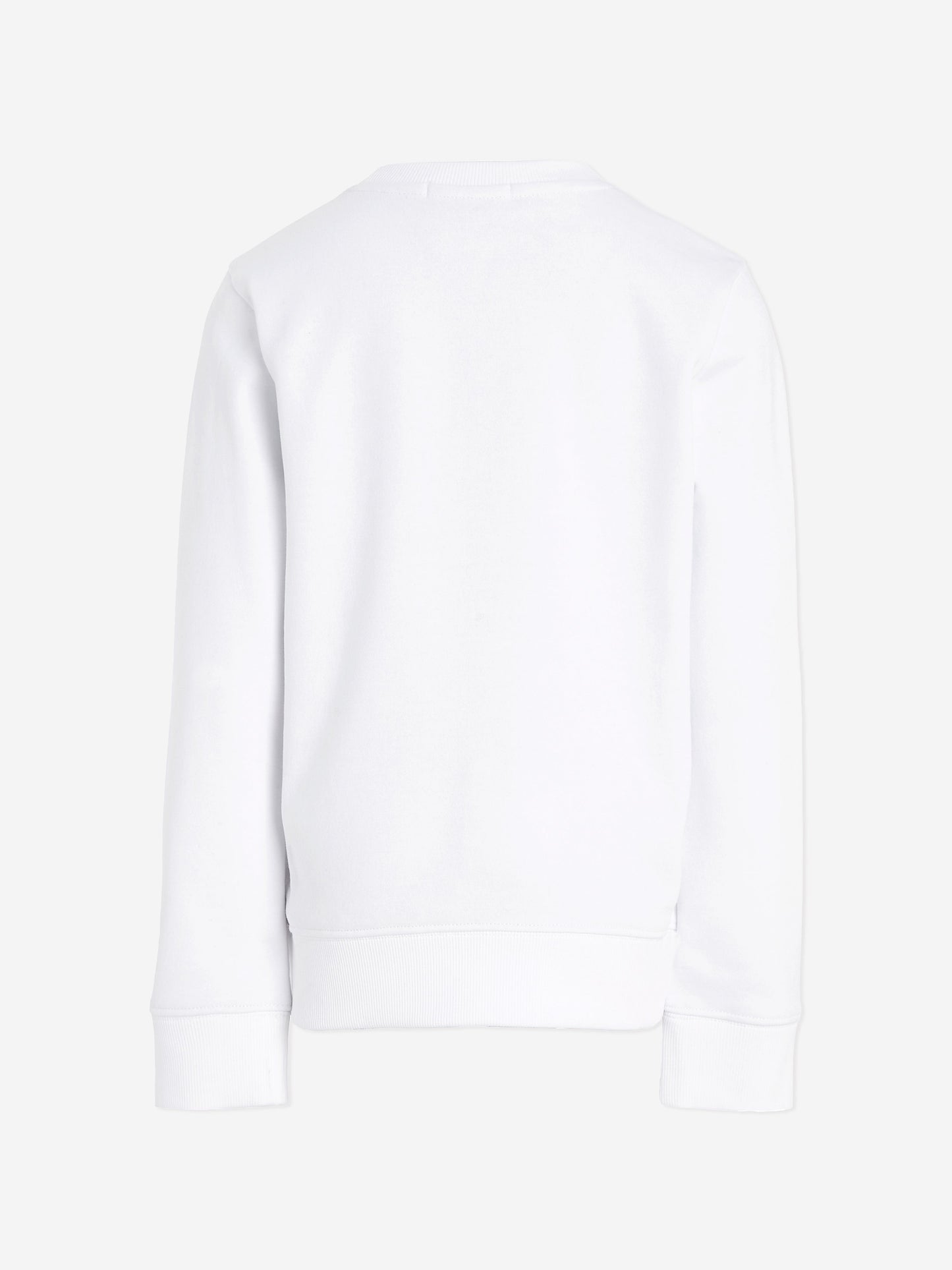 Calvin Klein Boys Hyper Real Monogram Sweatshirt in White