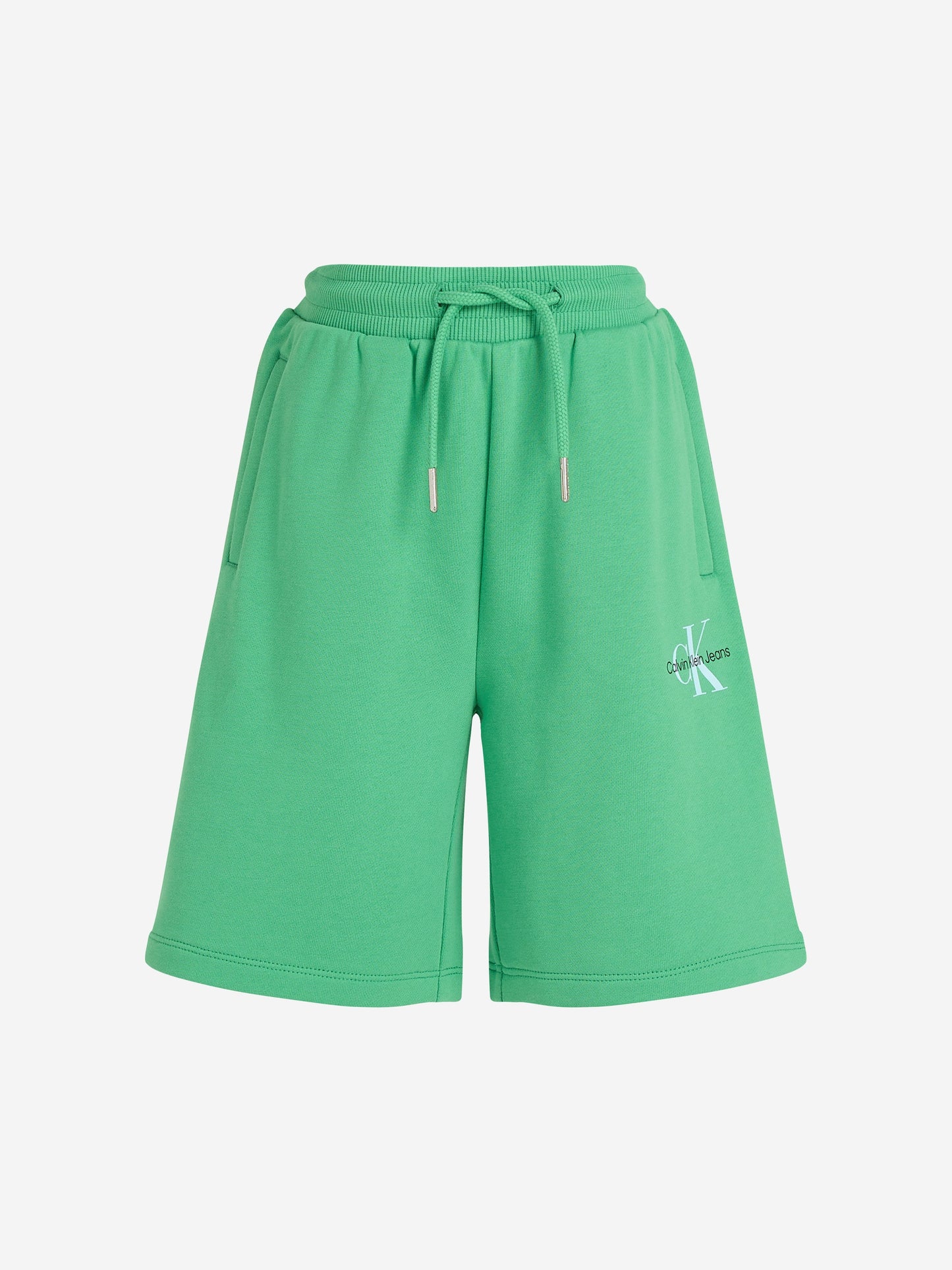 Kids Monogram Relaxed Shorts in Green