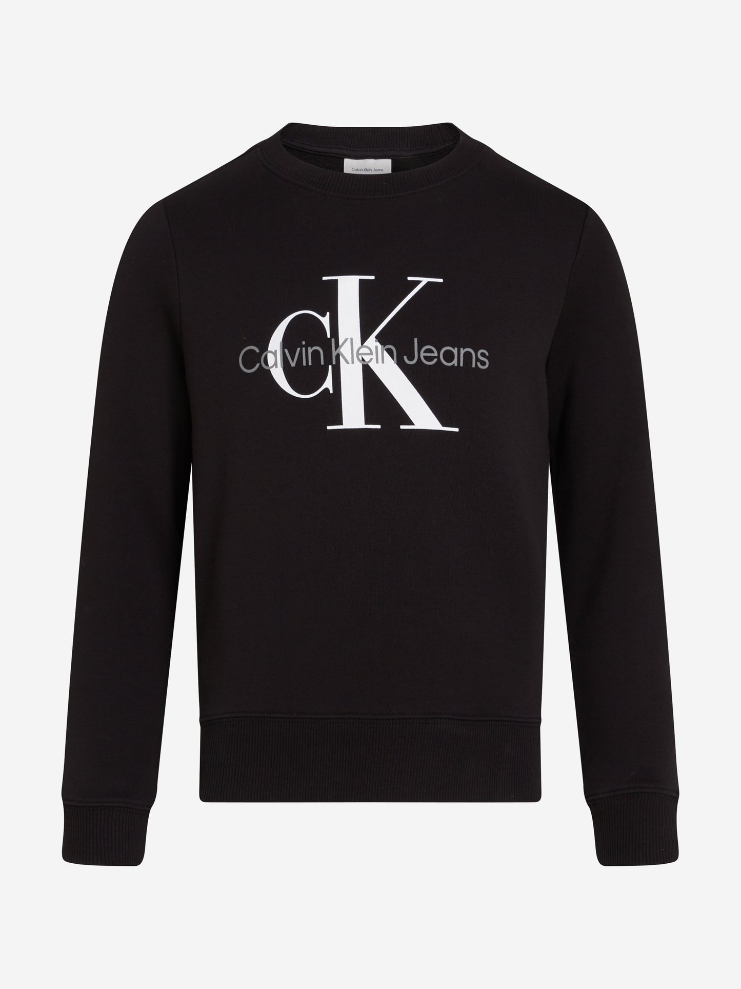 Kids Monogram Sweatshirt in Black
