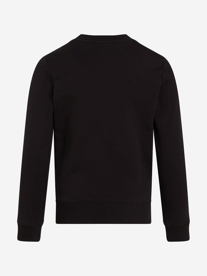 Kids Monogram Sweatshirt in Black
