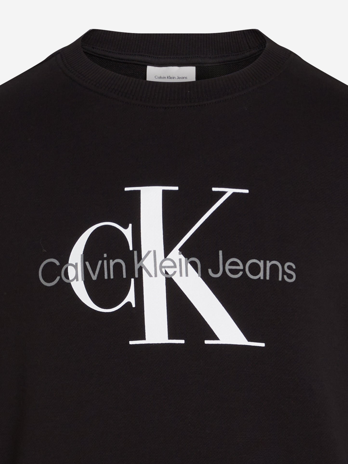 Kids Monogram Sweatshirt in Black