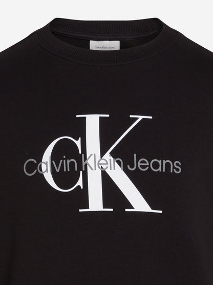 Kids Monogram Sweatshirt in Black