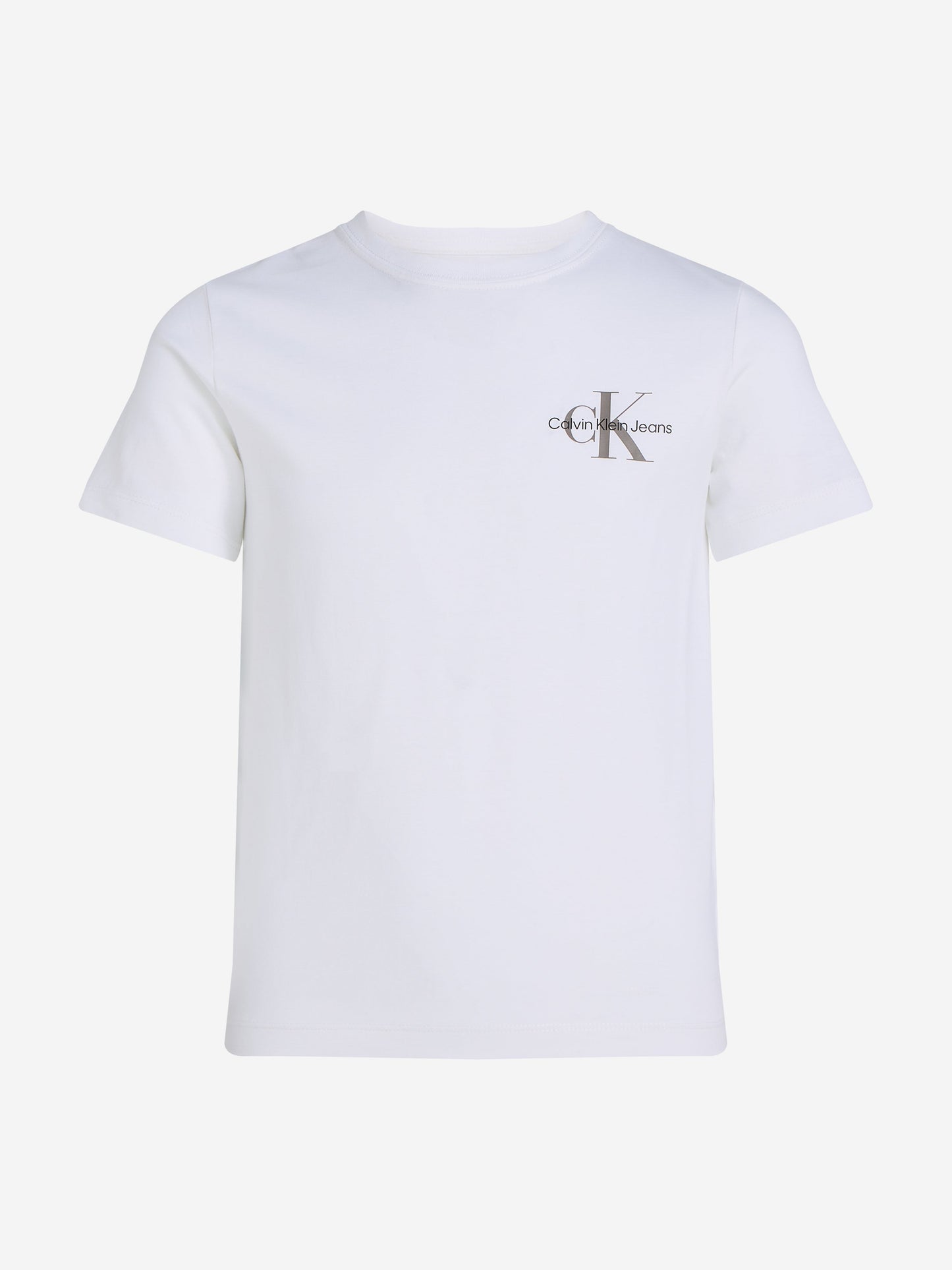 Kids Chest Monologo T-Shirt in White
