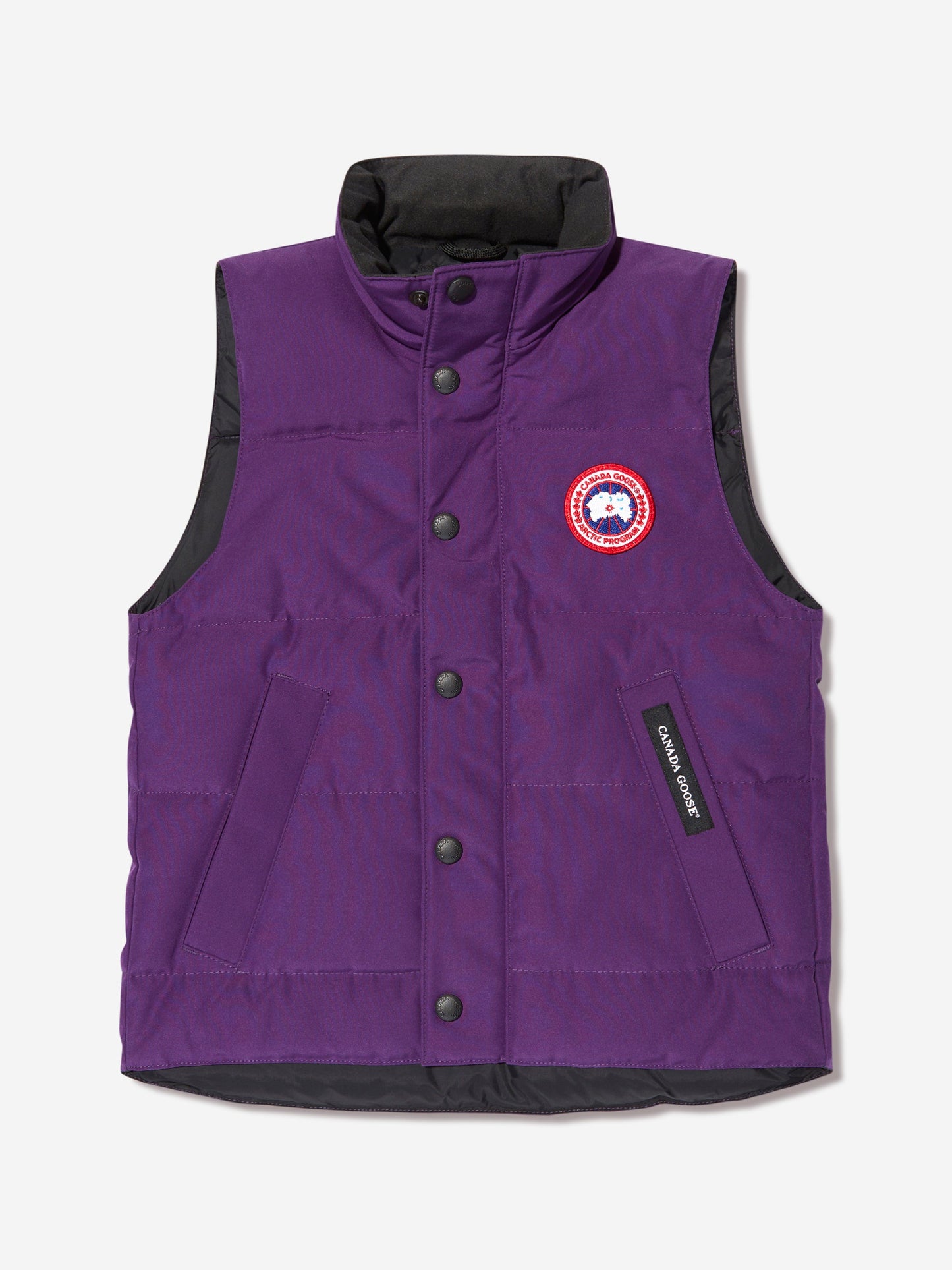 Canada Goose 儿童羽绒填充 Vanier 背心（紫色）