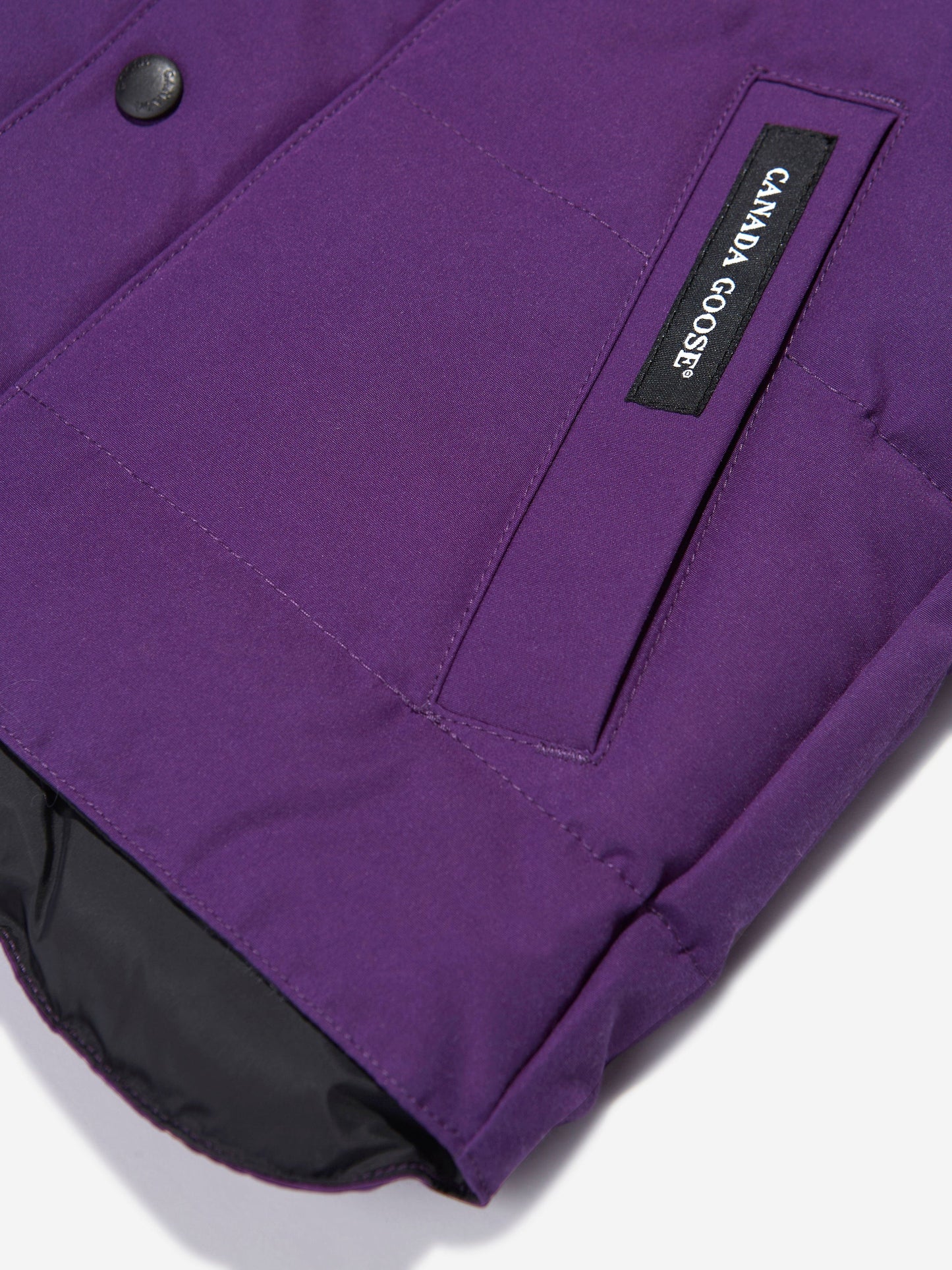 Canada Goose 儿童羽绒填充 Vanier 背心（紫色）