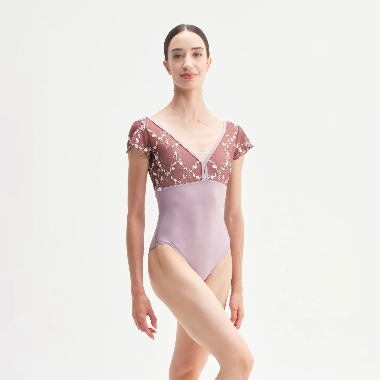 女士粉色"Dafne"芭蕾舞连体衣(CD26074-1/L74+L09+TRD52)