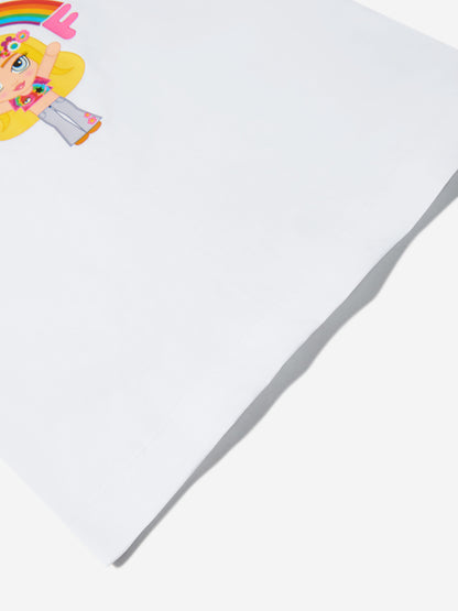 Chiara Ferragni 女童棉质平纹针织超长 T 恤