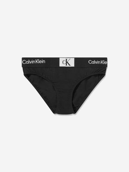 Calvin Klein Girls 2 Pack Bikini Knickers Set in Multicolour