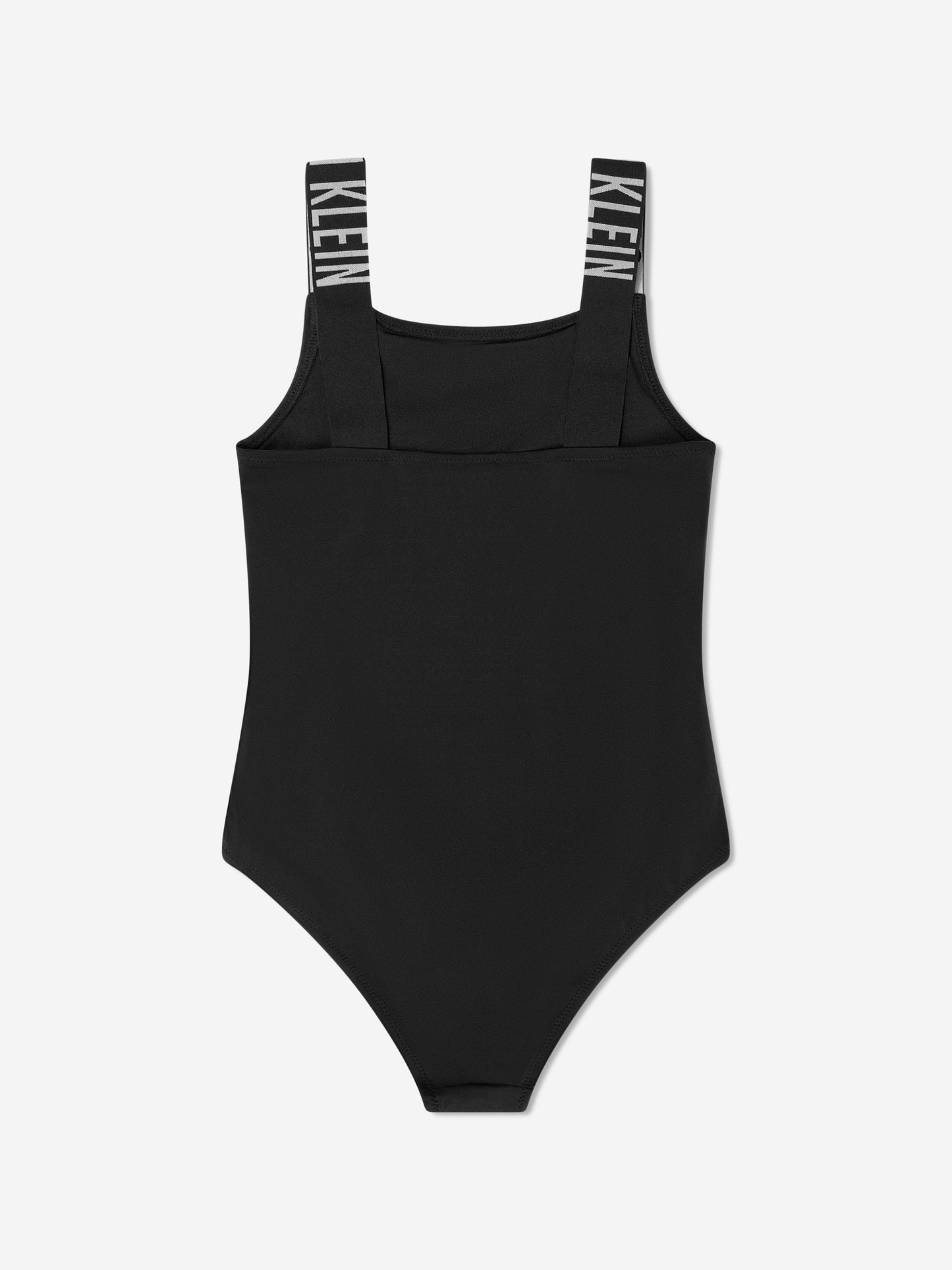 Girls Logo Swimsuit in Black