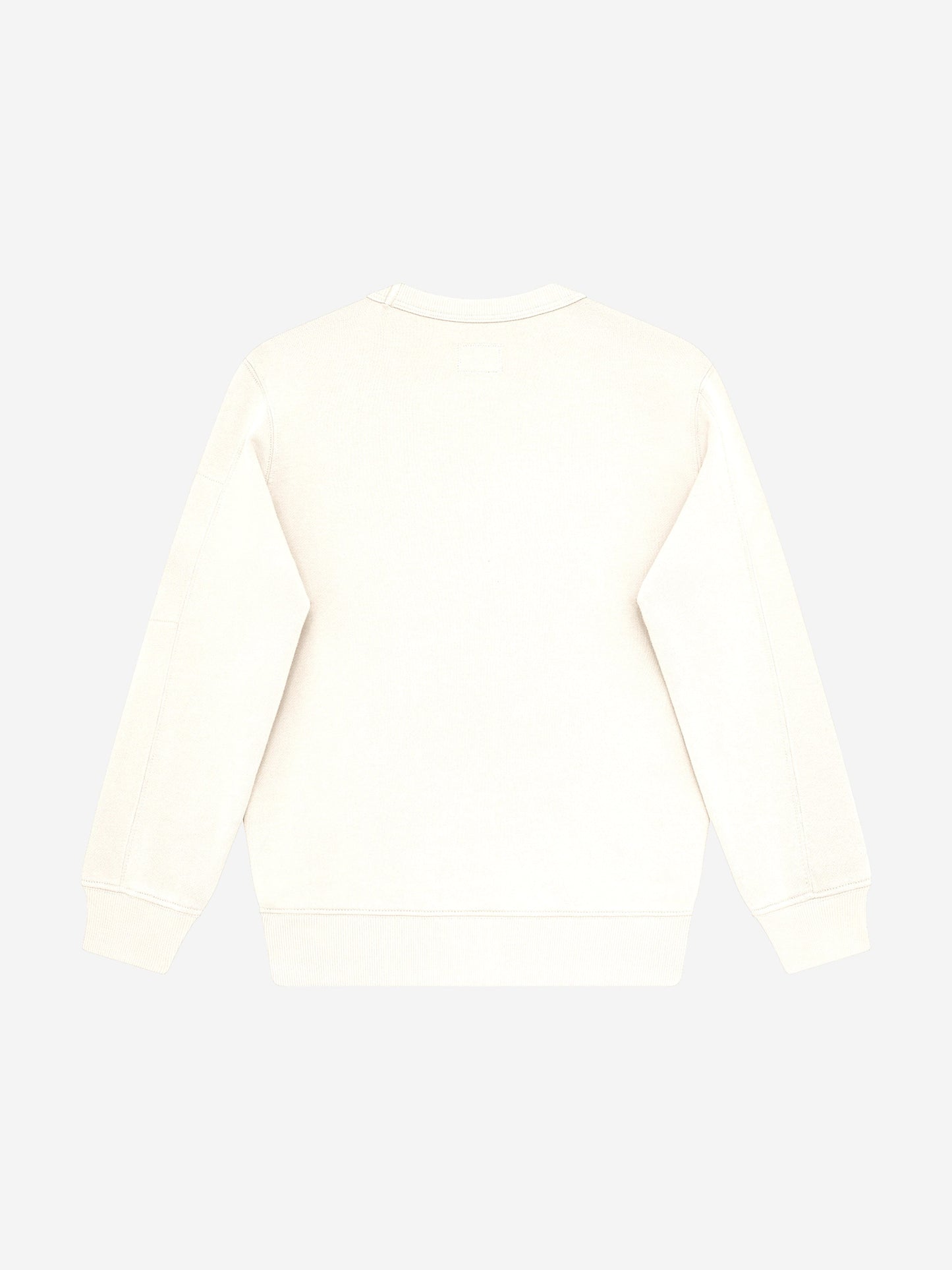 CP Company 男孩象牙色徽标运动衫