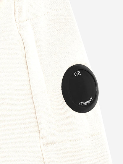 CP Company 男孩象牙色徽标运动衫