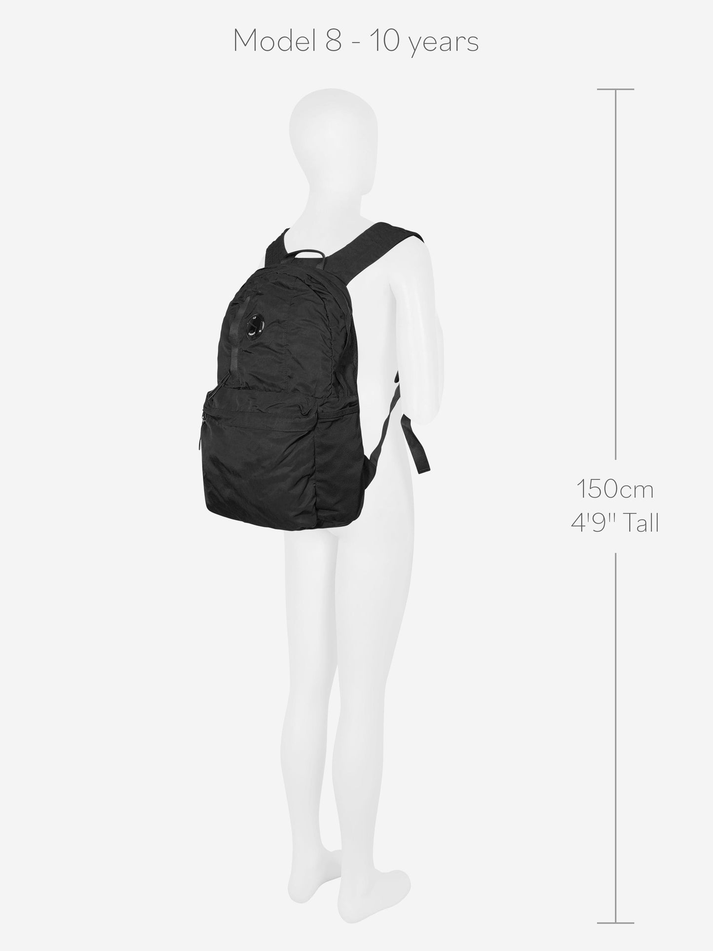 CP Company 男孩背包 黑色（40厘米）