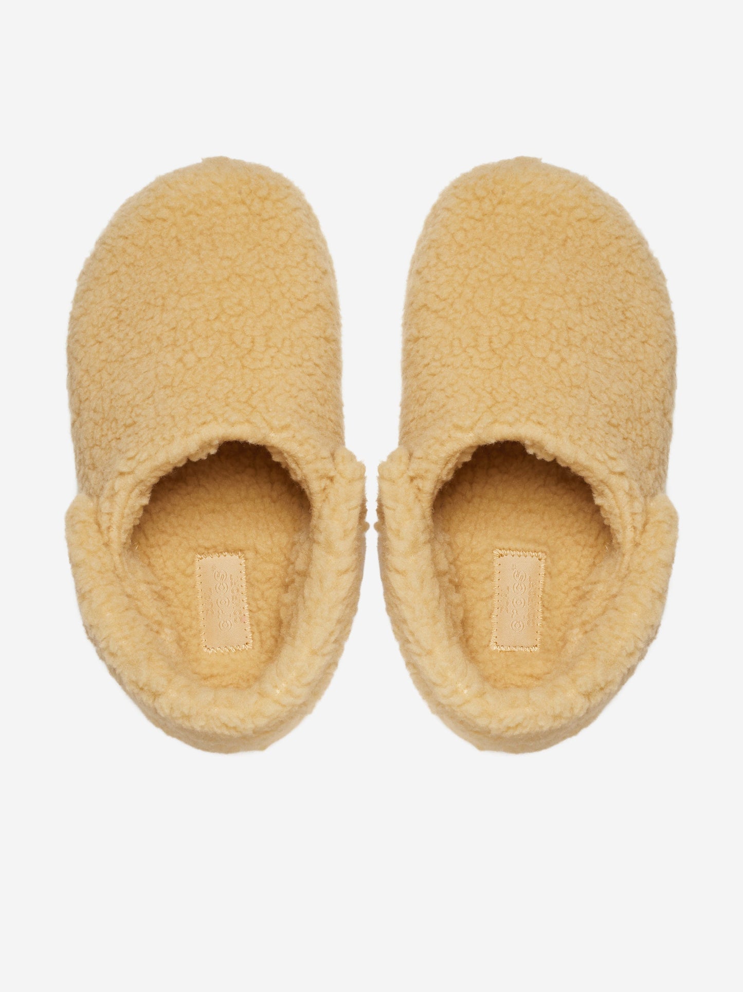 Crocs Kids Classic Cozzzy Slipper in Beige