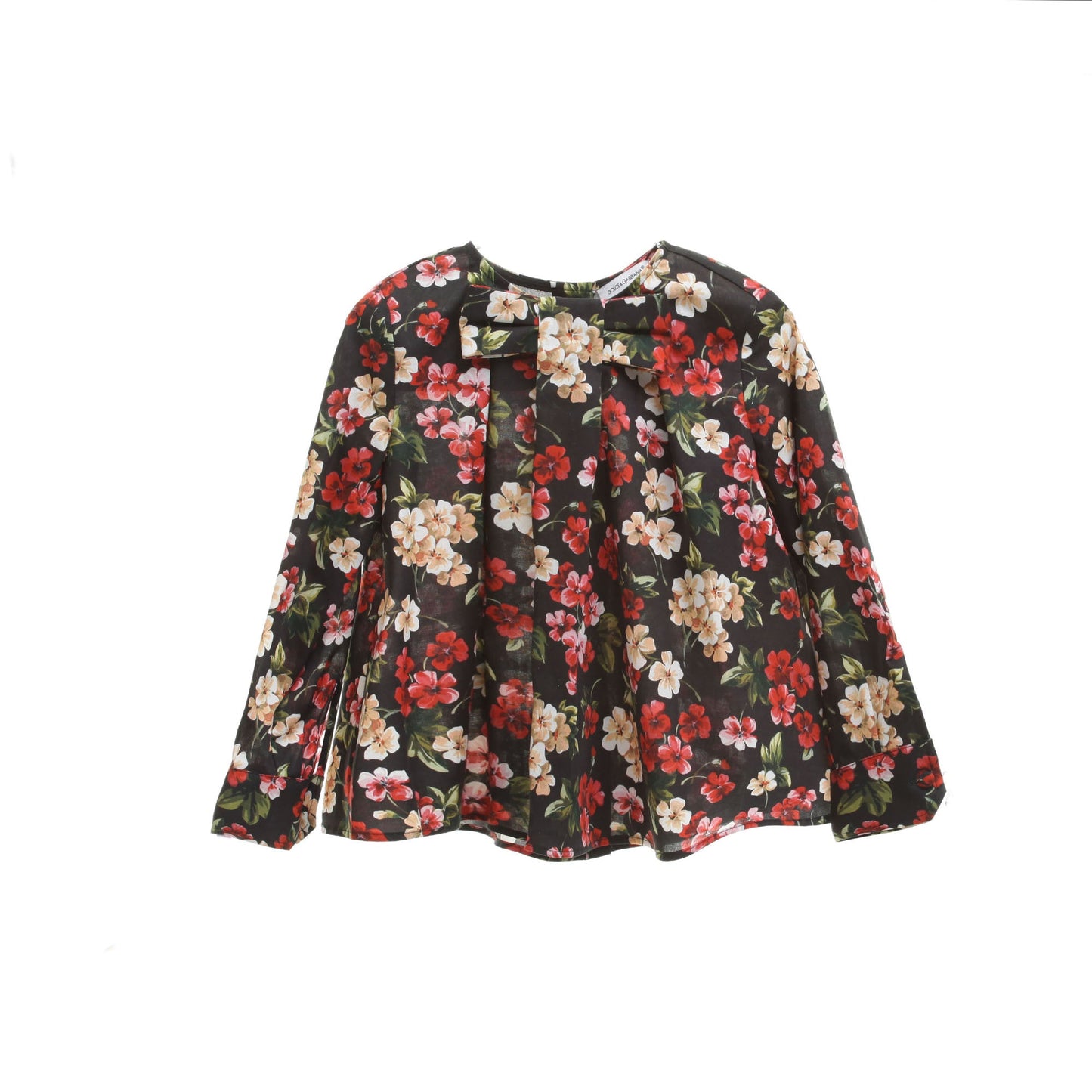 Girls Multicolor Allover Flower Printed Blouse