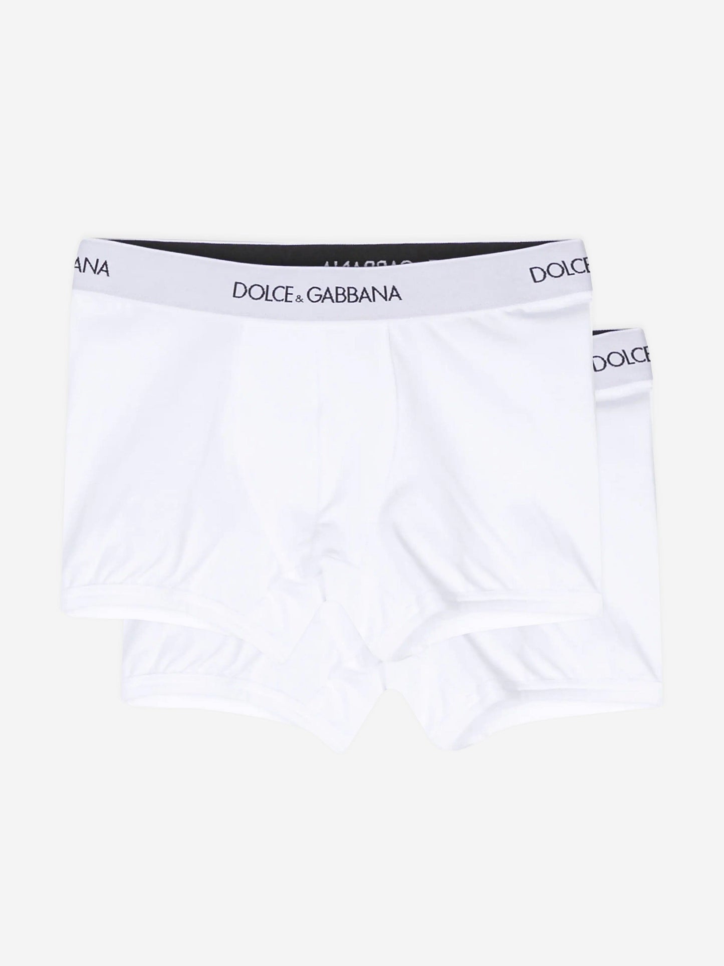 Dolce & Gabbana 男童白色两件套平角短裤