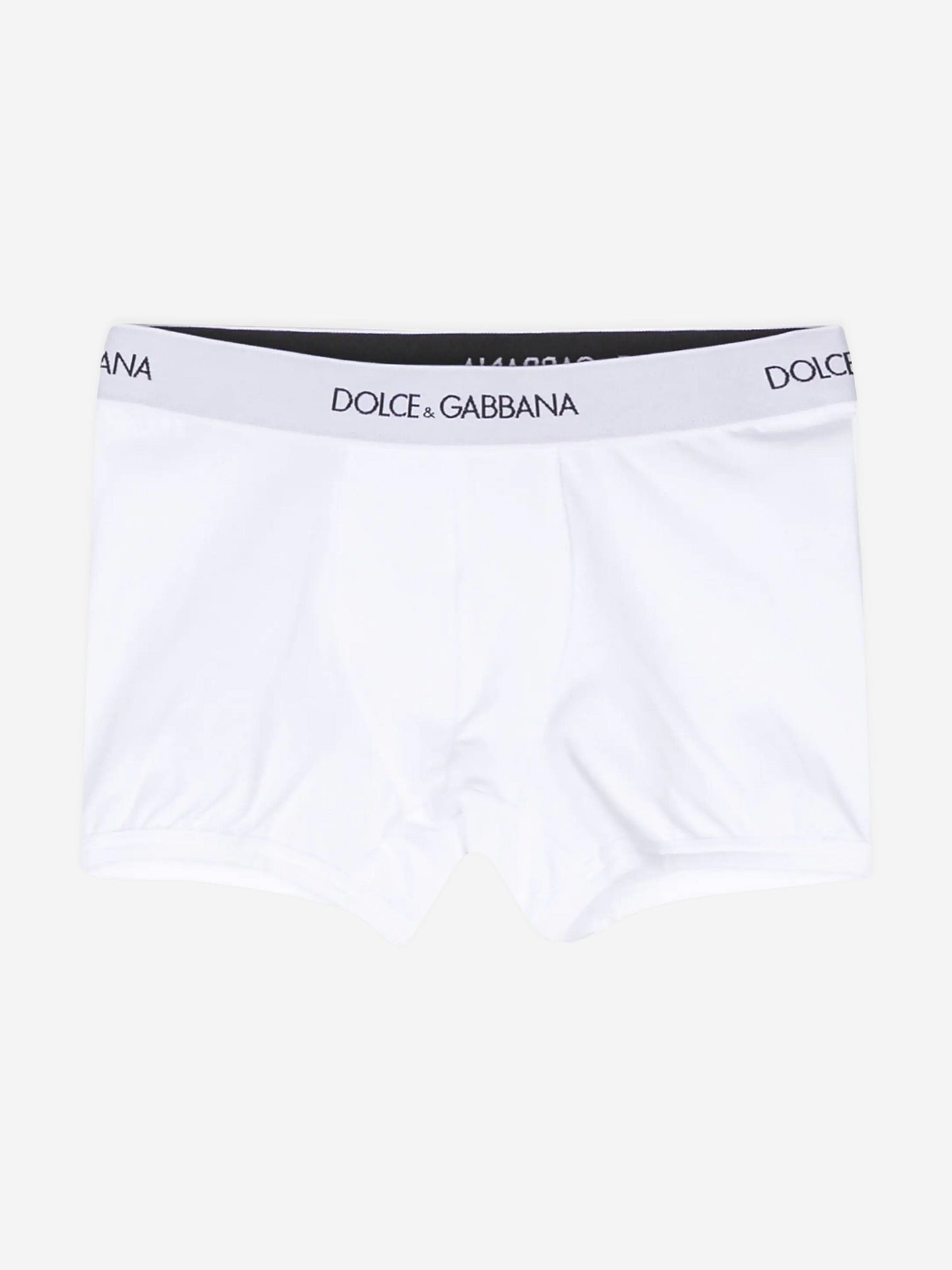 Dolce & Gabbana 男童白色两件套平角短裤