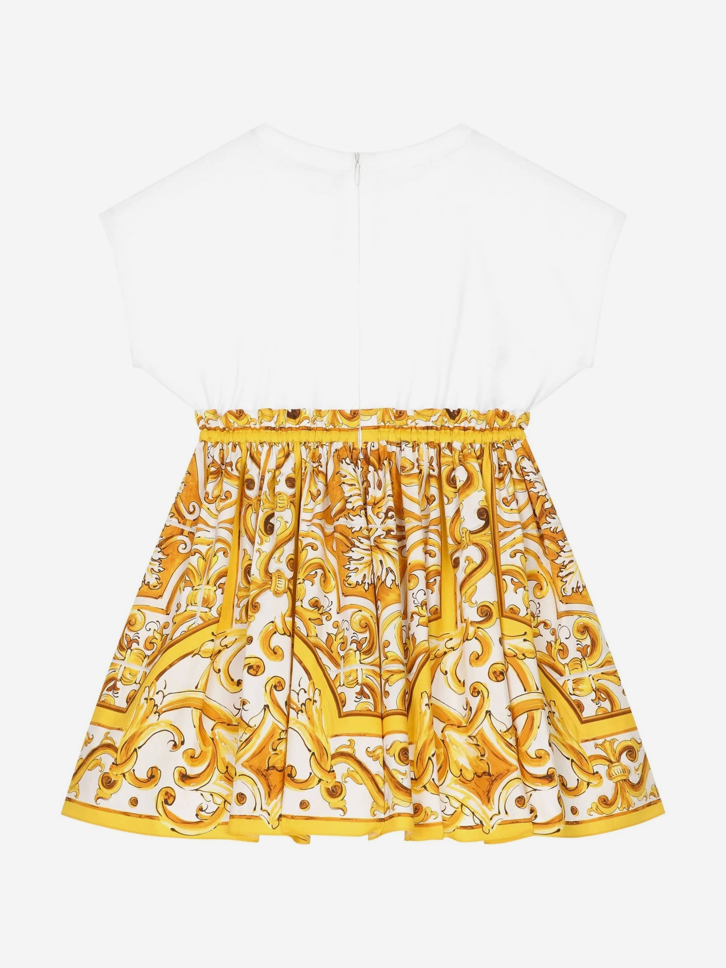 Dolce & Gabbana 女童棉质 Maiolica 连衣裙（多色）