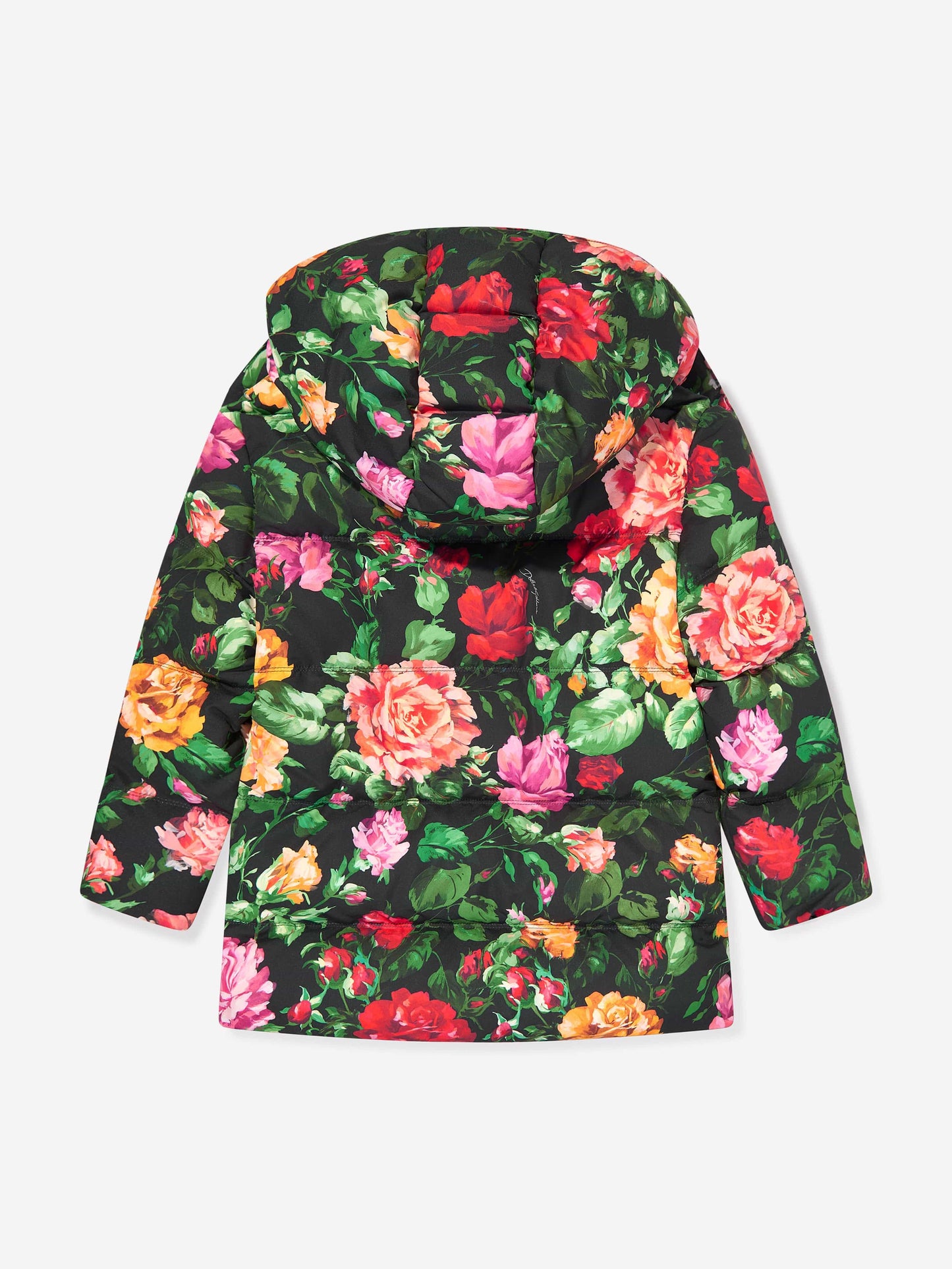 Dolce & Gabbana 女童羽绒加垫玫瑰夹克（多色）