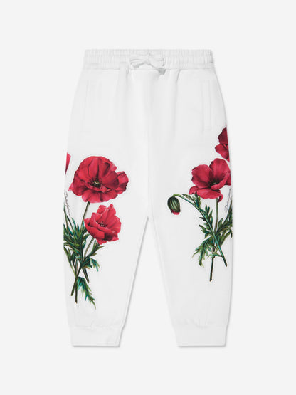 Dolce & Gabbana 女童 Poppy 慢跑裤（白色）