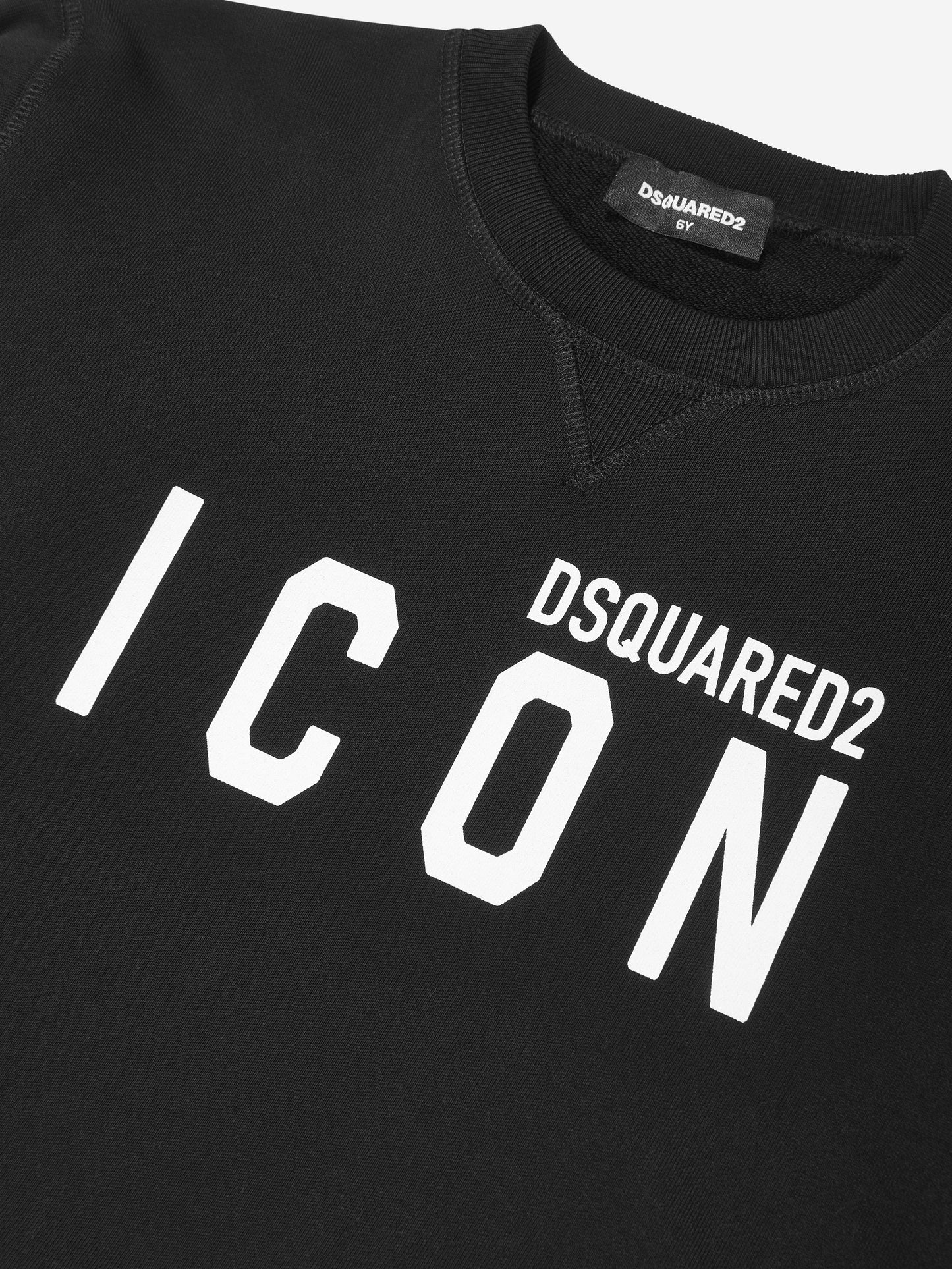 Dsquared2 儿童 Icon Logo 运动衫（黑色）