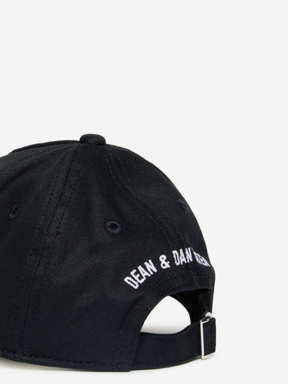 Dsquared2 Kids Icon Logo 帽子 黑色