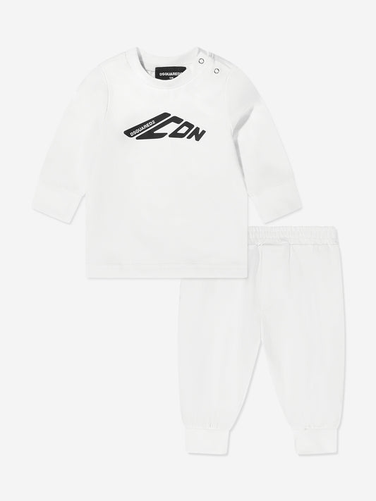 Baby Icon Logo 白色运动服