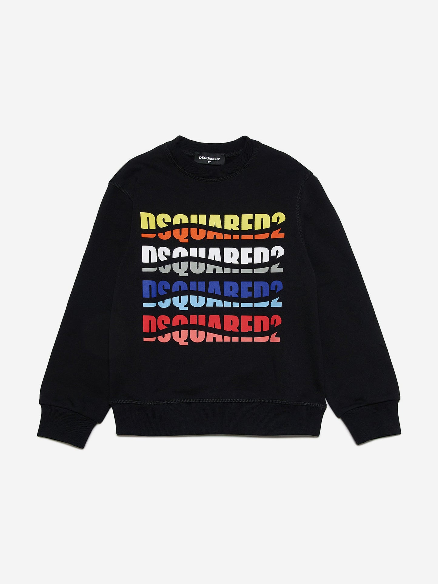 Dsquared2 儿童多徽标运动衫（黑色）