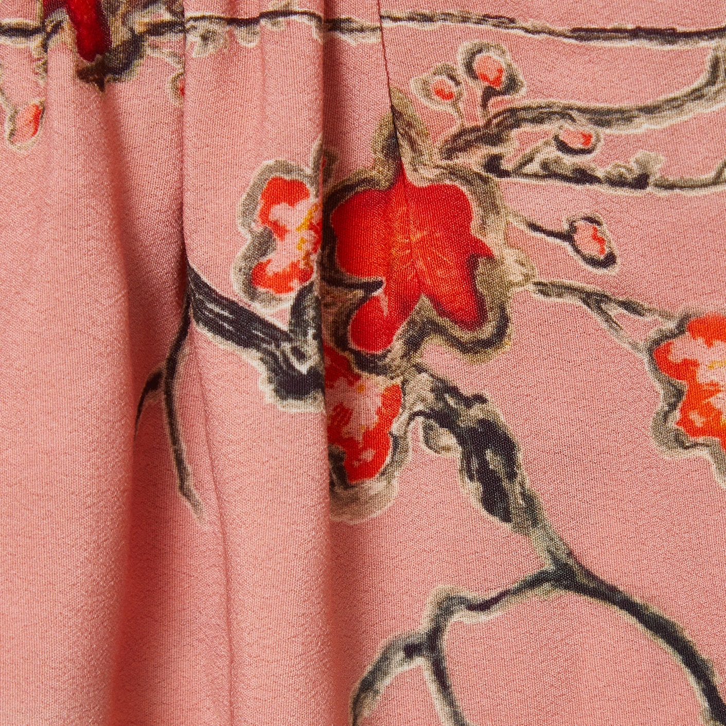 女婴粉色印花连衣裙