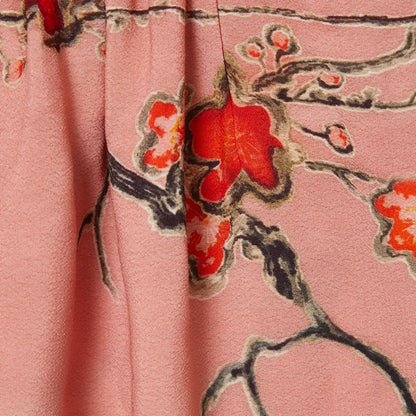 女婴粉色印花连衣裙