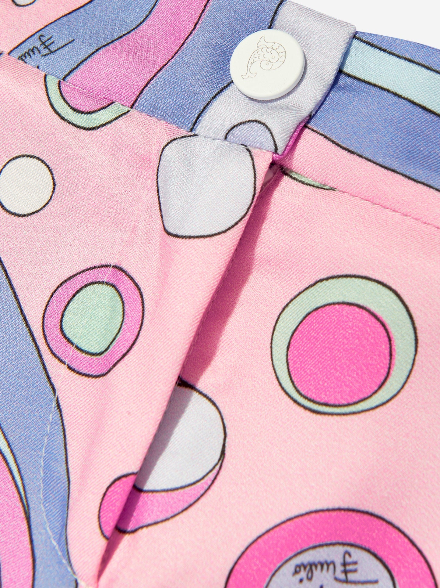 Girls Fontane Print Trousers in Pink