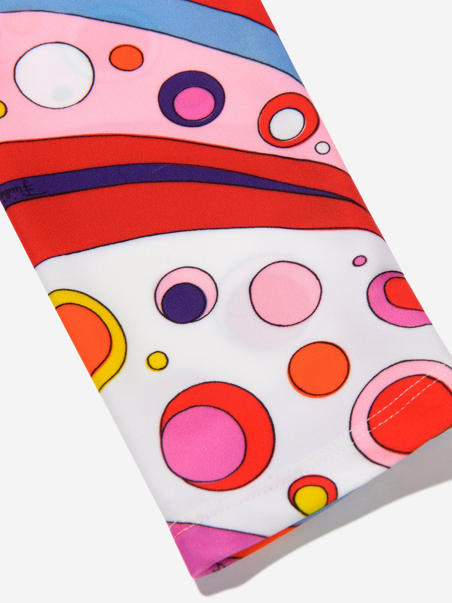 Girls Fontane Print Leggings in Red