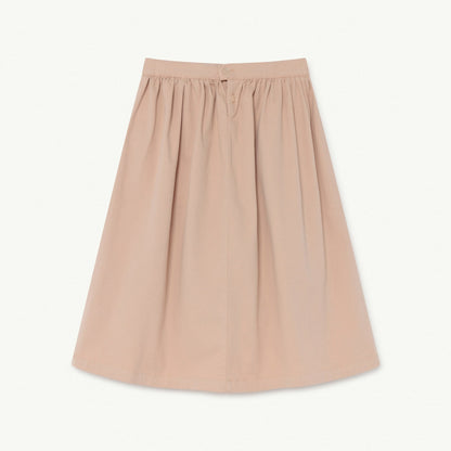 女童粉色Logo棉短裙