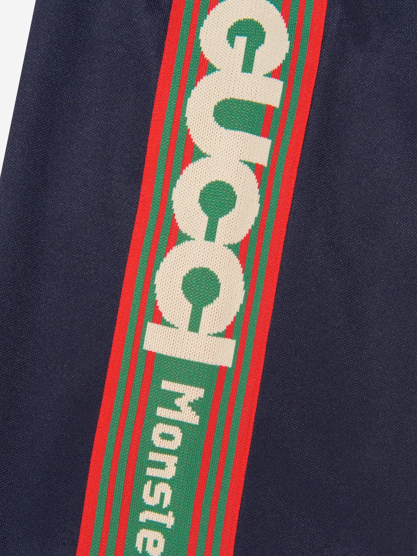 Gucci Boys 海军蓝徽标百慕大短裤