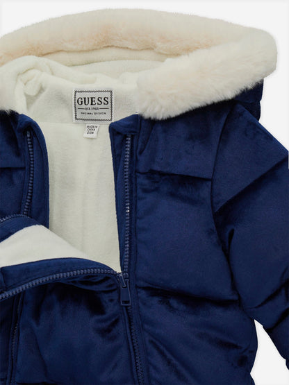 Guess Baby 蓝色加垫防雪服