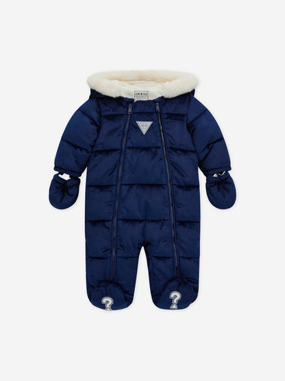 Guess Baby 蓝色加垫防雪服