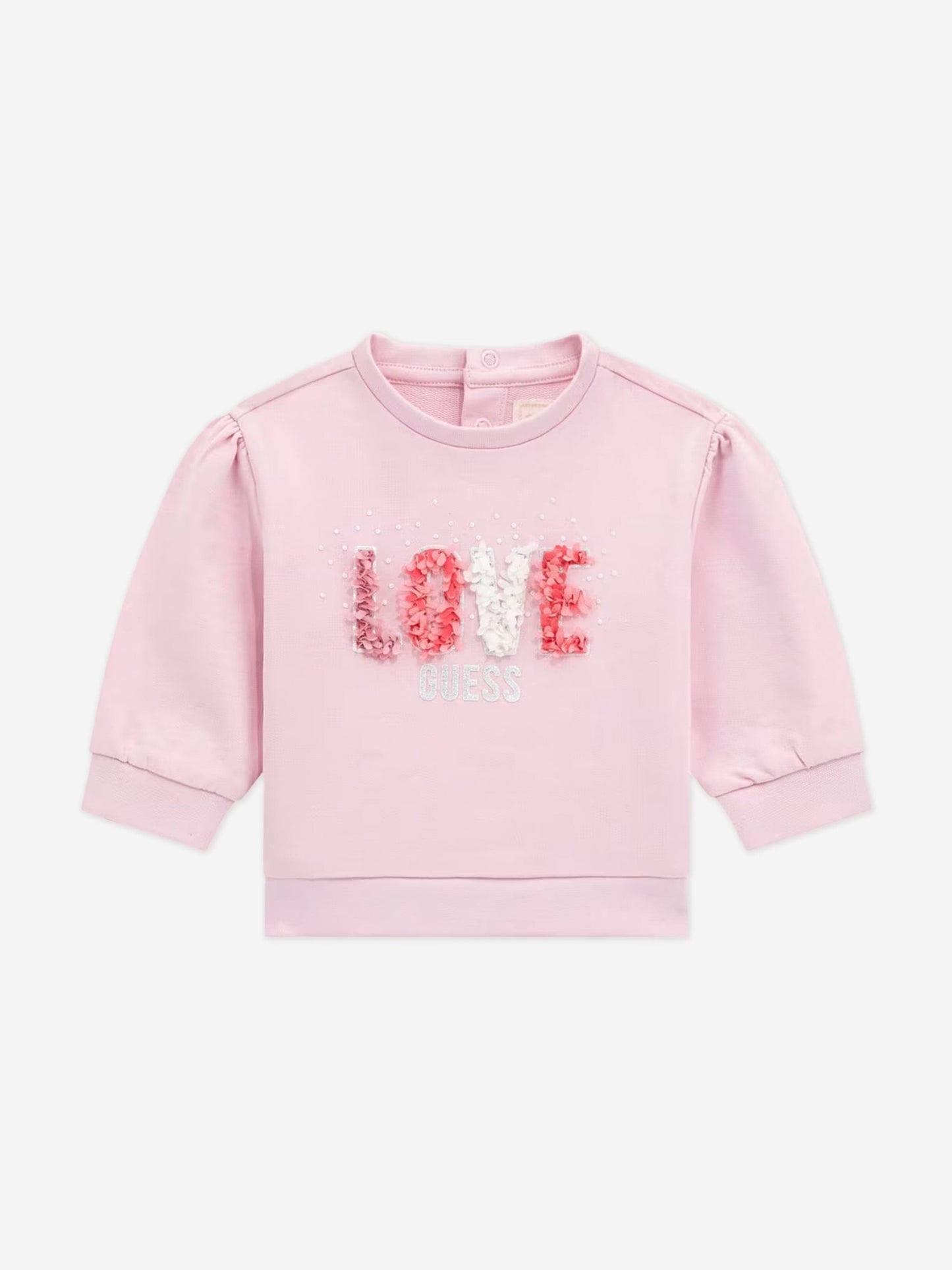 Baby Girls Love Tracksuit in Pink