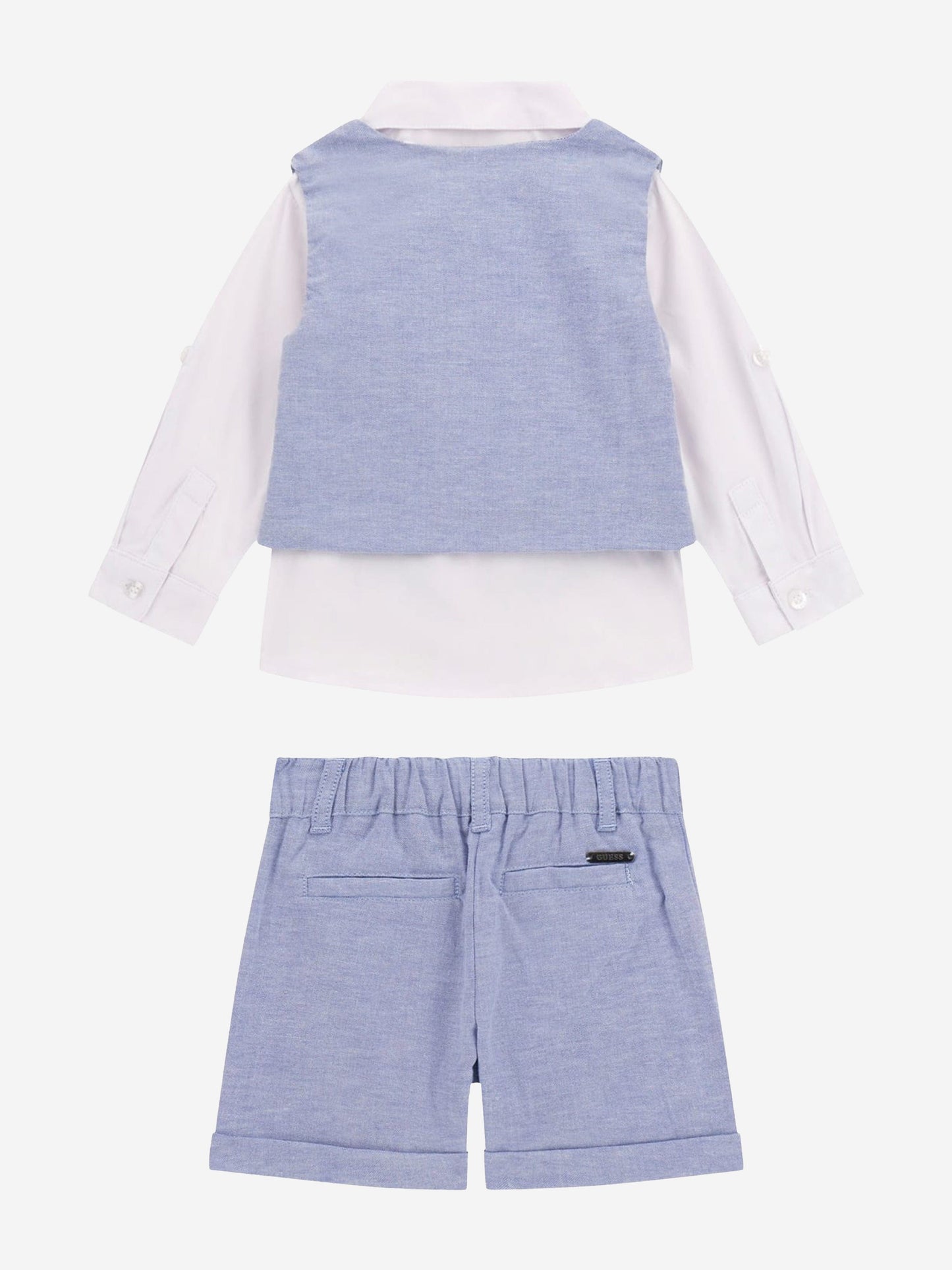 Baby Boys Short Suit Set in Blue