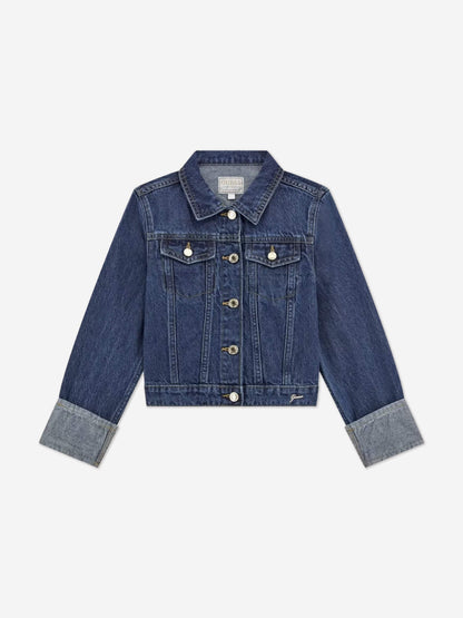 Girls Denim Jacket in Blue