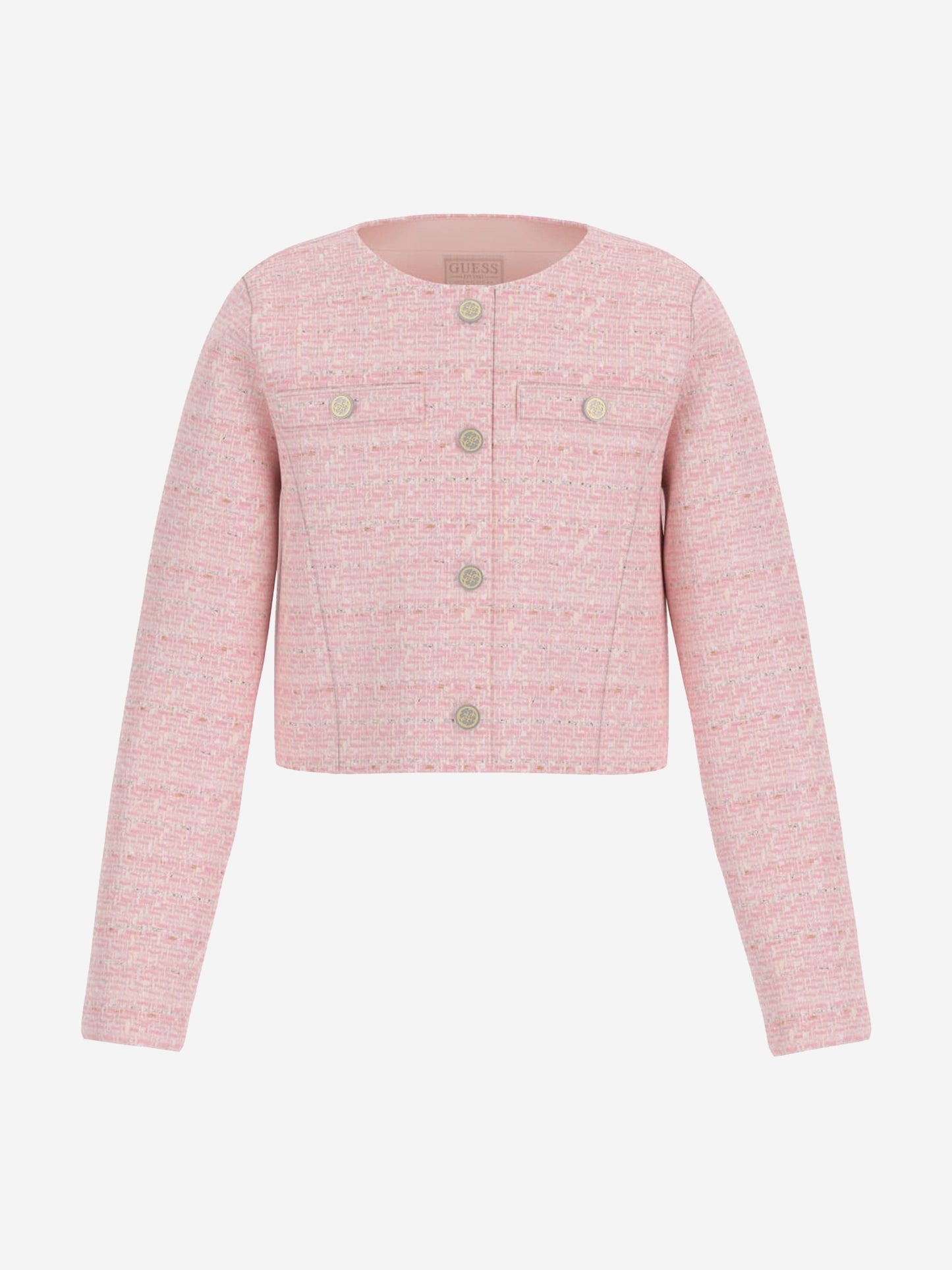 Girls Tweed Jacket in Pink