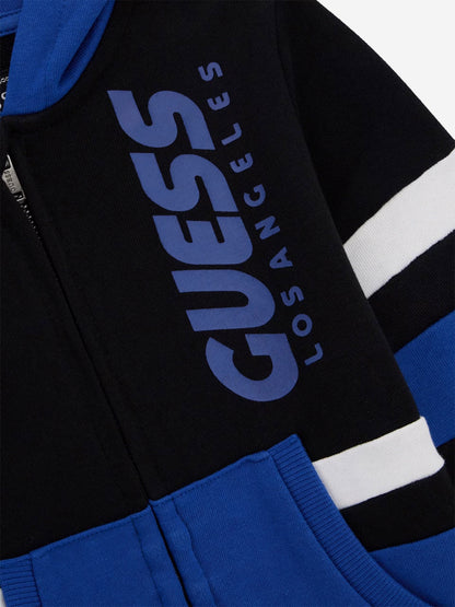 Boys Active Zip Up Top in Blue
