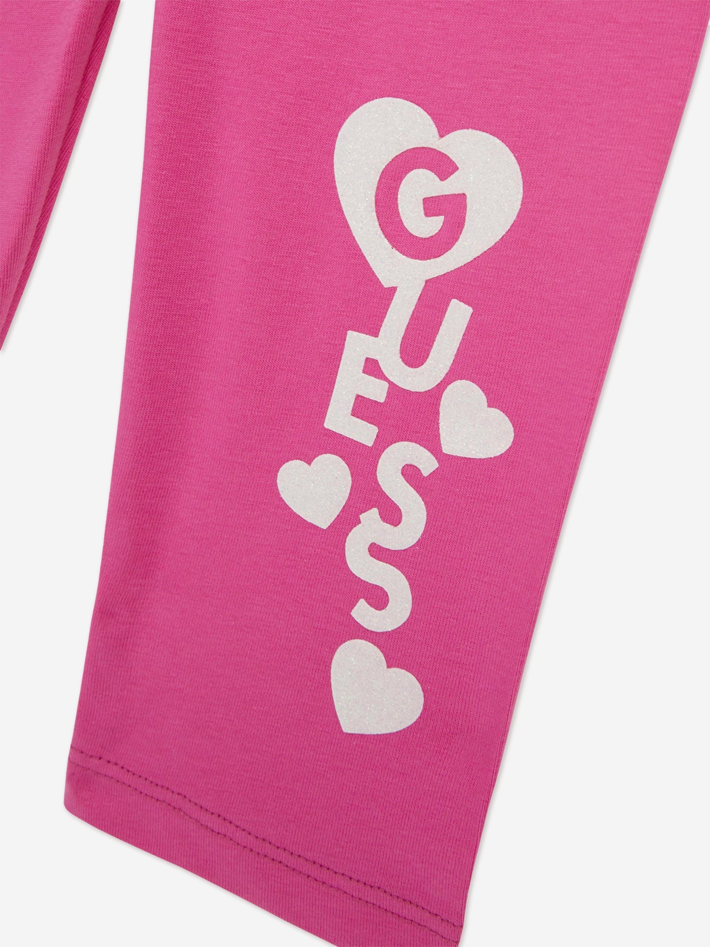 Girls Logo Leggings in Pink