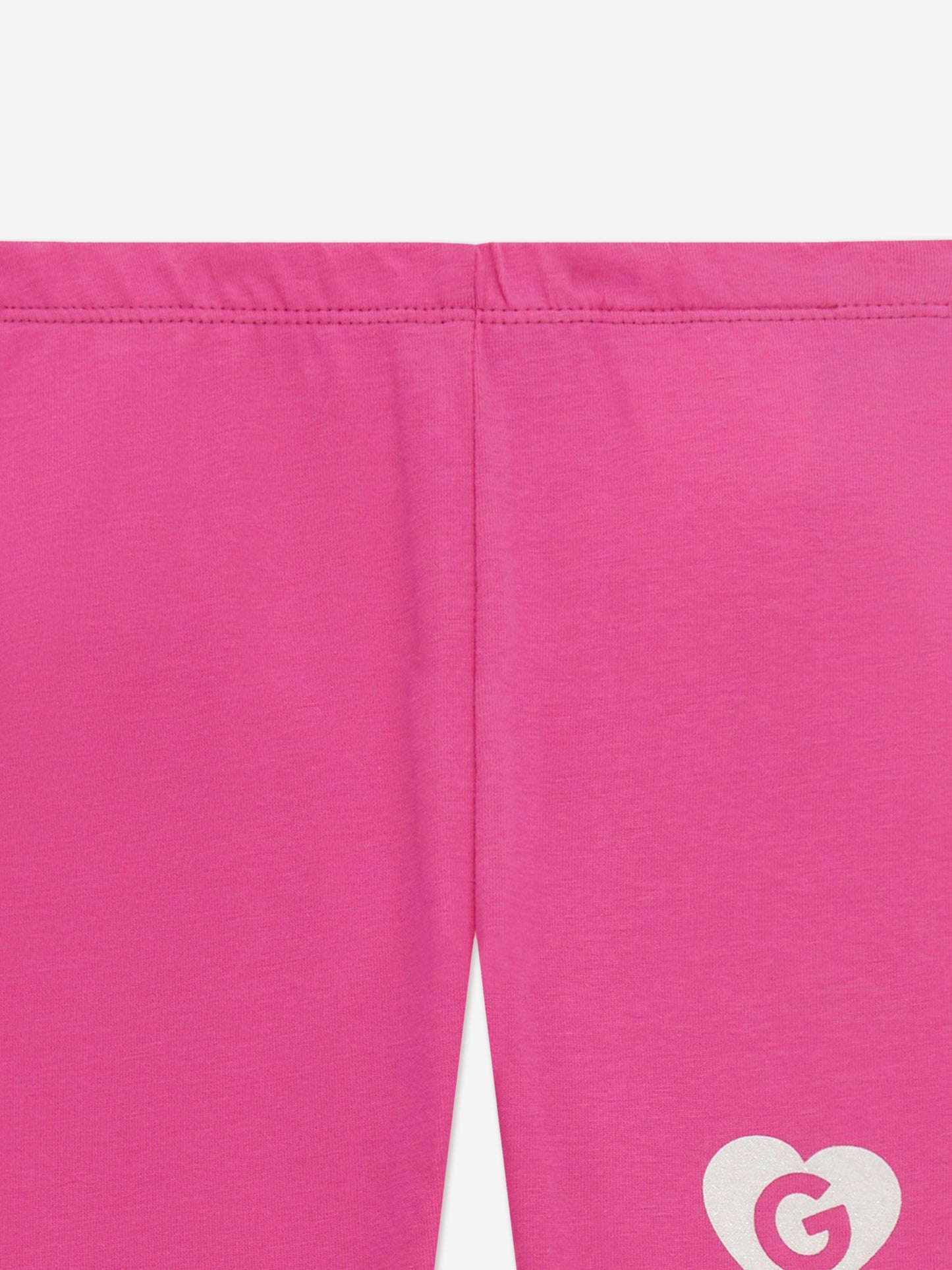 Girls Logo Leggings in Pink