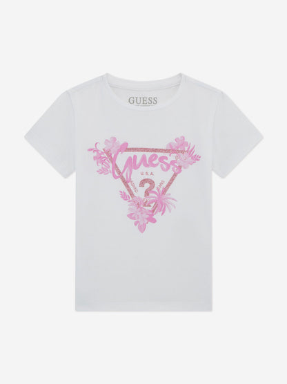 Girls Batwing T-Shirt in White