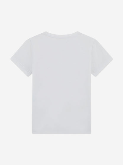 Girls Batwing T-Shirt in White