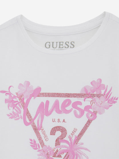 Girls Batwing T-Shirt in White