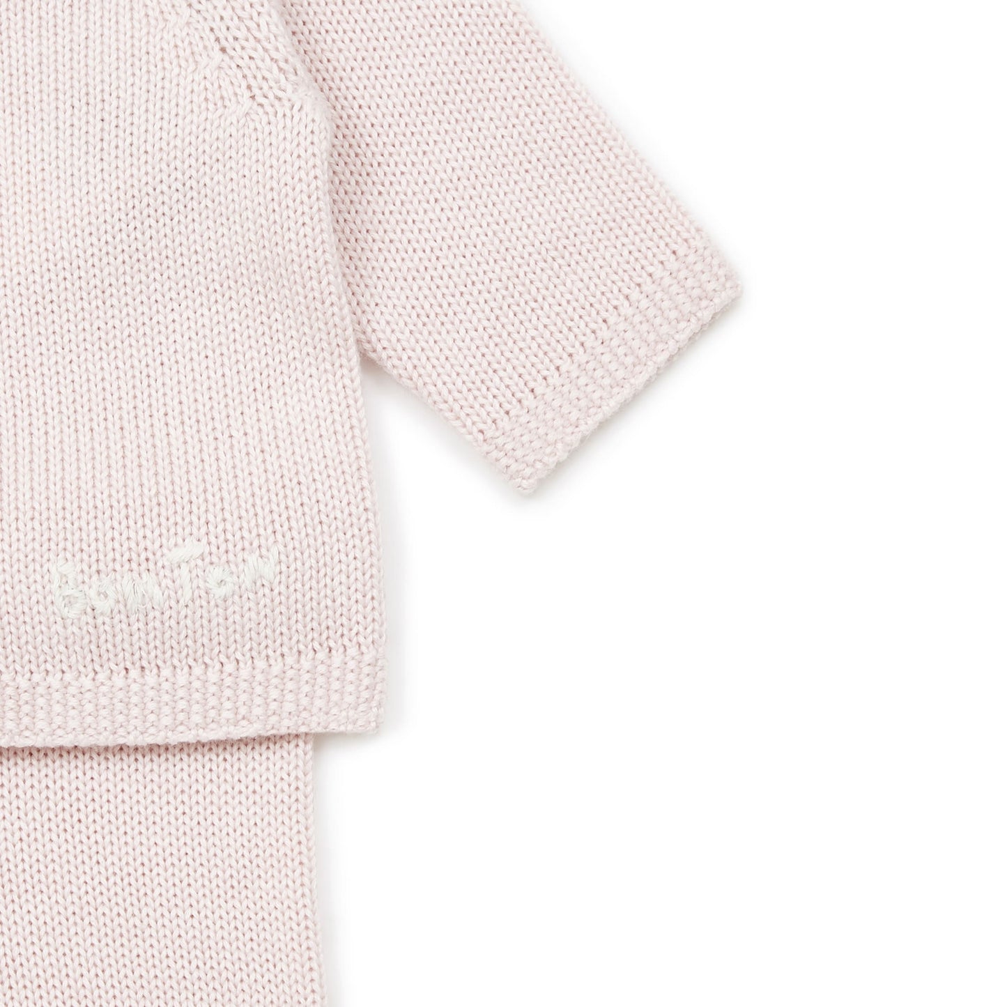 女婴粉色棉套装