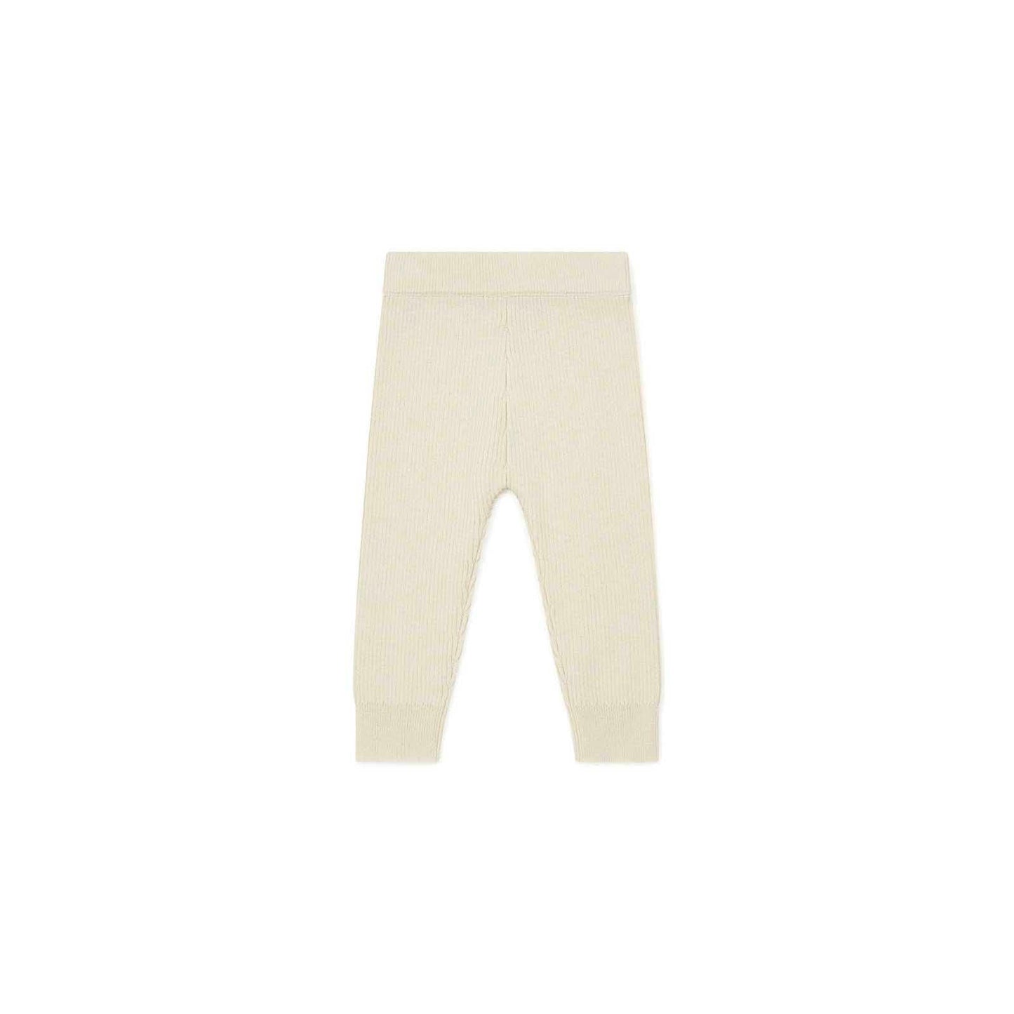 女婴白色羊毛打底裤