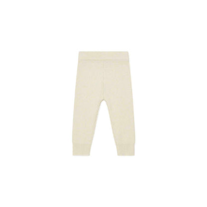 女婴白色羊毛打底裤